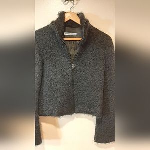 ELEY KISHIMOTO |  Black, Mohair Wool Short Jacket